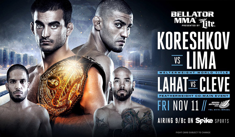 Бой-реванш Андрей Корешков vs. Дуглас Лима возглавит Bellator 163